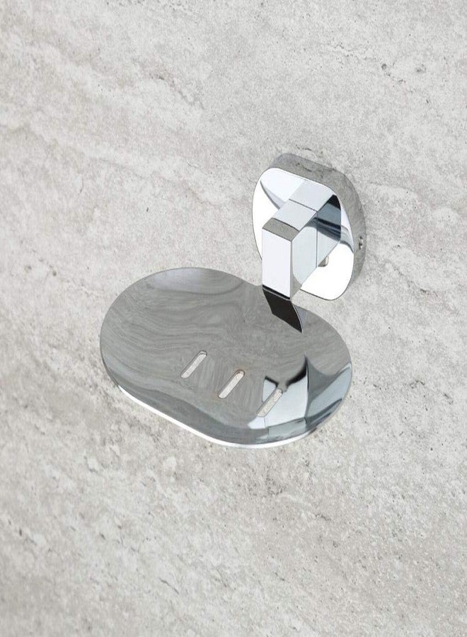 آي ستار حامل صابون فردي من الفولاذ المقاوم للصدأ 304 من iSTAR / طبق صابون / حامل صابون للحمام / إكسسوارات الحمام (عبوة من قطعتين فضية اللون) - Image 3